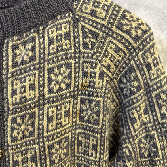 Vintage Wool Paul Mage Denmark Cardigan Wool Size S/M Sweater Button Down - Picture 8 of 16